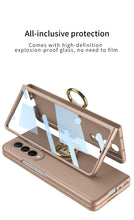 Charger l'image dans la galerie, Tempered Glass Case For Samsung Galaxy Z Fold 3 5G All-included Protection Hard Cover For Samsung Z Fold3 5G