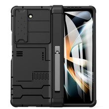 Cargar imagen en el visor de la galería, Shockproof Camera Protective Hard PC Cover with Bracket Kickstand Phone Case For Samsung Galaxy Z Fold 5 5G