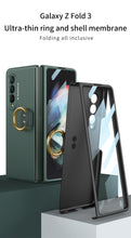 Charger l'image dans la galerie, Tempered Glass Case For Samsung Galaxy Z Fold 3 5G All-included Protection Hard Cover For Samsung Z Fold3 5G