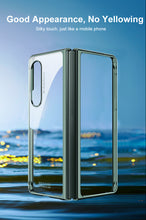 Carregar imagem no visualizador da galeria, Luxury Plating Flip Case For Samsung Galaxy Z Fold 2 3 5G HD Transparent Shockproof Hard Cover For Samsung Z Fold3 5G Case