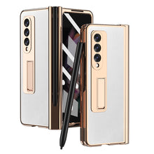 Cargar imagen en el visor de la galería, Samsung Galaxy Z Fold 4 3 2 5G Case With 2PCS Hinge Pen Slot and Capacitive Pen