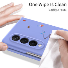 Charger l'image dans la galerie, Ultra-Thin Pattern Case For Samsung Galaxy Z Fold 3 5G Case Matte Hard Plastic Protection Case For Galaxy Z Fold3 5G Cover