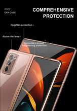 Charger l'image dans la galerie, Transparent Flip Hard Case For Samsung Galaxy Z Fold 2 Case Luxury Plating Anti-knock Protection Cover For Samsung Fold 2