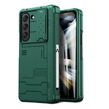 Cargar imagen en el visor de la galería, Shockproof Camera Protective Hard PC Cover with Bracket Kickstand Phone Case For Samsung Galaxy Z Fold 5 5G