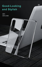 Carregar imagem no visualizador da galeria, Luxury Plating Flip Case For Samsung Galaxy Z Fold 2 3 5G HD Transparent Shockproof Hard Cover For Samsung Z Fold3 5G Case