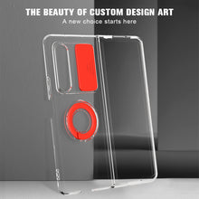 Carregar imagem no visualizador da galeria, Transparent Push Pull Camera  Protector Case for SaMsung z fold3 5G Clear Case For  samsung galaxy z Fold3 5G