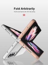 Carregar imagem no visualizador da galeria, Leather Card Package Case For Samsung Galaxy Z Fold 3 5G Anti-knock Protection Hard Cover For Samsung Z Fold3 Case Coque