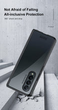 Carregar imagem no visualizador da galeria, Luxury Plating Flip Case For Samsung Galaxy Z Fold 2 3 5G HD Transparent Shockproof Hard Cover For Samsung Z Fold3 5G Case
