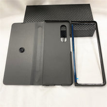 Load image into Gallery viewer, Samsung Galaxy Z Fold 3 Case With S Pen Holder Slot Leather and Tempered Glass Flip Stand Cover For Galaxy Z Fold 3