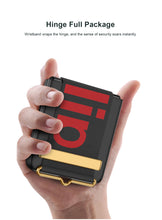 Load image into Gallery viewer, Leather Belts Holder Case For Samsung Galaxy Z Flip 3 5G With Back Screen Protector Hard Cover For Samsung Z Flip 3 5G Case