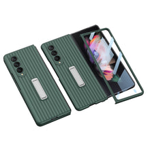 Charger l'image dans la galerie, Outer Screen Glass Luggage Design Case For Samsung Galaxy Z Fold 3 5G Anti-knock Plastic Cover For Samsung Z Fold 3 5G Case
