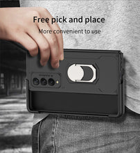 Charger l'image dans la galerie, Armor Back Clip Stand Holder Case For Samsung Galaxy Z Fold 3 5G Anti-knock Protection Hard Cover For Samsung Z Fold 3 Case