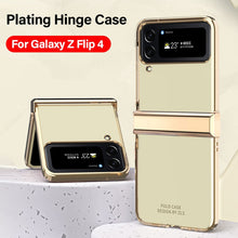 Charger l'image dans la galerie, Hinge Case for Samsung Galaxy Z Flip 4 5G Case Full Protection Plating Transparent