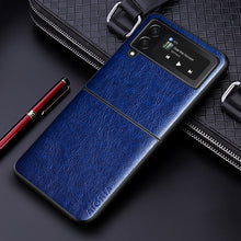 Lade das Bild in den Galerie-Viewer, PU Leather Case for Samsung galaxy Z Flip4 5G