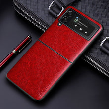 Lade das Bild in den Galerie-Viewer, PU Leather Case for Samsung galaxy Z Flip4 5G