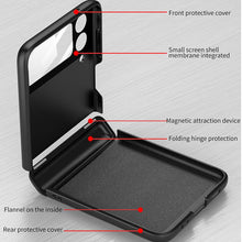 Charger l'image dans la galerie, Magnetic Hinge Protection Galaxy Flip4 5G Case With Capacitive Pen