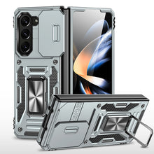 Cargar imagen en el visor de la galería, Samsung Galaxy Z Fold5 Case Armor Heavy Duty Shell Magnetic Car Holder and Lens Slide(Pre-sell)
