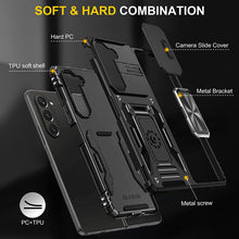 Cargar imagen en el visor de la galería, Samsung Galaxy Z Fold5 Case Armor Heavy Duty Shell Magnetic Car Holder and Lens Slide(Pre-sell)