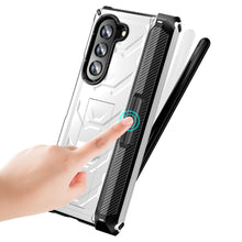 Load image into Gallery viewer, Mecha Style Galaxy Z Fold5 Ccase with Invisible Bracket & Pen Slot