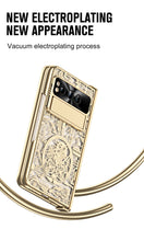 Carregar imagem no visualizador da galeria, Electroplating Google Pixel Fold Case All Inclusive Double Pen Tray Hinge with Screen Protector and Free stylus