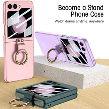 Cargar imagen en el visor de la galería, Ultra-thin Delicate Strap Samsung Flip5 Phone Case Bracket Case