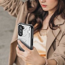 Load image into Gallery viewer, Mecha Style Galaxy Z Fold5 Ccase with Invisible Bracket & Pen Slot