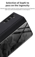 Load image into Gallery viewer, Samsung Z Fold5 Painted Plain Leather Business Protective Phone Case