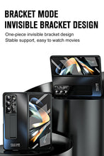 Lade das Bild in den Galerie-Viewer, Ultra-thin Electroplated Galaxy Z Fold5 Case with Front Screen Protector Pen Slot Free Stylus & Kick-stand