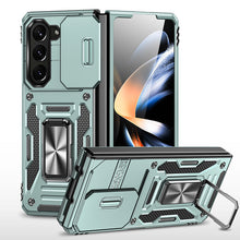 Cargar imagen en el visor de la galería, Samsung Galaxy Z Fold5 Case Armor Heavy Duty Shell Magnetic Car Holder and Lens Slide(Pre-sell)