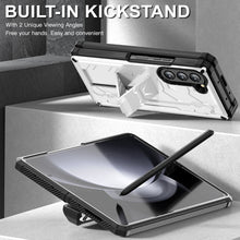 Load image into Gallery viewer, Mecha Style Galaxy Z Fold5 Ccase with Invisible Bracket & Pen Slot