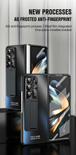 Load image into Gallery viewer, Plating Galaxy Z Fold5 Case with Front Screen Protector & Hidden Stand