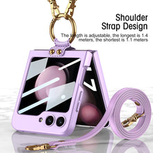 Cargar imagen en el visor de la galería, Ultra-thin Delicate Strap Samsung Flip5 Phone Case Bracket Case