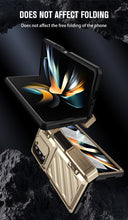 Cargar imagen en el visor de la galería, Ultra Strong Drop Prevention Case For Samsung Galaxy Z Fold5 With Bracket and Front Film Free Stylus