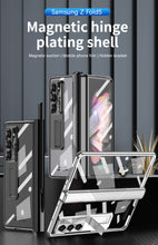 Load image into Gallery viewer, Magnetic Hinge Plating Case For Galaxy Z Fold5 with Double Hinge Protector