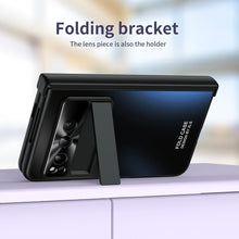 Charger l'image dans la galerie, Frosted Plating Google Pixel Fold Case with Hinge Protector Screen Protector and Hidden Kickstand