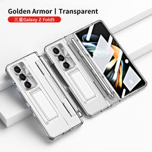 Load image into Gallery viewer, Galaxy Z Fold5 Case with Front Screen Protector & Flat Hinge & Pen Slot With Stylus
