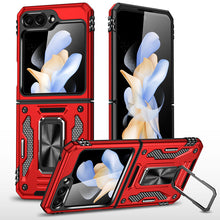 Load image into Gallery viewer, Samsung Z Flip 5 Case Metal Ring Car Magnetic Bracket Protective Case