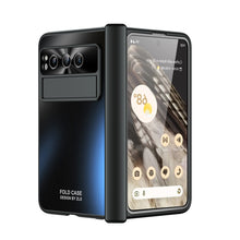 Charger l'image dans la galerie, Frosted Plating Google Pixel Fold Case with Hinge Protector Screen Protector and Hidden Kickstand