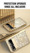 Carregar imagem no visualizador da galeria, Electroplating Google Pixel Fold Case All Inclusive Double Pen Tray Hinge with Screen Protector and Free stylus