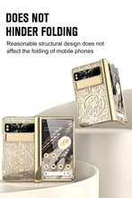 Carregar imagem no visualizador da galeria, Electroplating Google Pixel Fold Case All Inclusive Double Pen Tray Hinge with Screen Protector and Free stylus