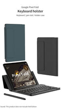 Carregar imagem no visualizador da galeria, Google Pixel Fold Keyboard Holster Case WIth Pen Slot Stylus
