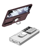 Load image into Gallery viewer, Samsung Z Fold5 Case With Folding Hinge Magnetic Bracket Armor Protective Case