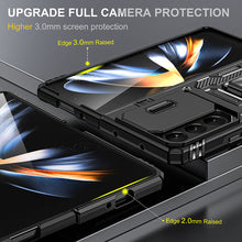 Cargar imagen en el visor de la galería, Samsung Galaxy Z Fold5 Case Armor Heavy Duty Shell Magnetic Car Holder and Lens Slide(Pre-sell)