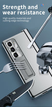 Cargar imagen en el visor de la galería, Samsung Z Fold5/Fold4/Fold3 Aluminum Alloy Case With Hinge Protective case & Pen Slot Free Stylus