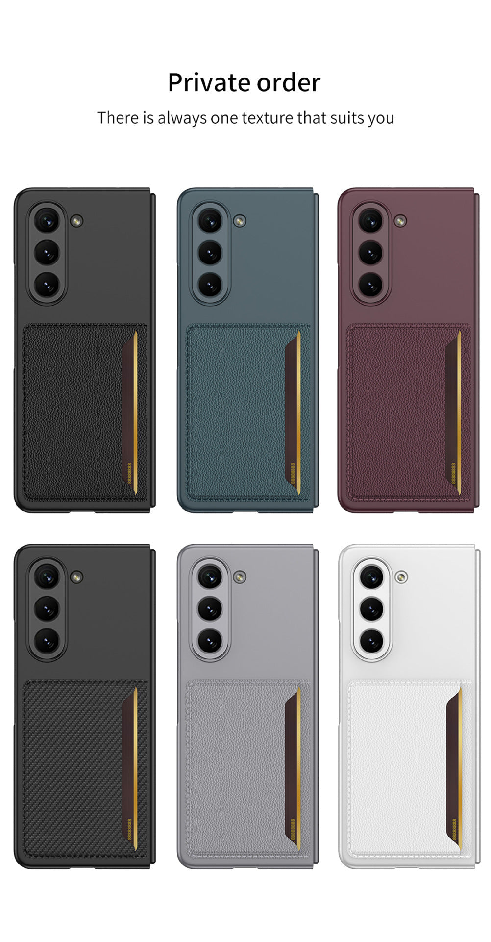 Samsung Galaxy Z Fold5 Case With Card Holder