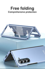 Cargar imagen en el visor de la galería, Anti-fingerprint Electroplating Galaxy Z Fold5 Case with Phone Front Screen Protector