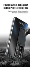 Lade das Bild in den Galerie-Viewer, Ultra-thin Electroplated Galaxy Z Fold5 Case with Front Screen Protector Pen Slot Free Stylus & Kick-stand