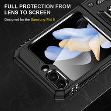 Load image into Gallery viewer, Samsung Z Flip 5 Case Metal Ring Car Magnetic Bracket Protective Case