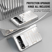 Carregar imagem no visualizador da galeria, Slim Google Pixel Fold Case with Dual Hinge Protective Screen Protector and Hidden Kickstand