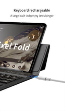 Carregar imagem no visualizador da galeria, Google Pixel Fold Keyboard Holster Case WIth Pen Slot Stylus